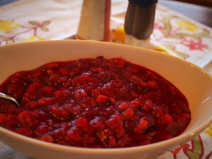 cranberry sauce